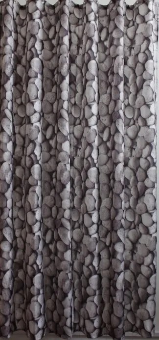 Zuhanyfüggöny - NEW STONE - Impregnált textil - 180 x 200 cm