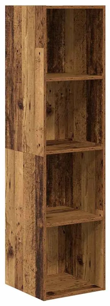 TV Szekrény Szett 2 pcs Öreg fa 37 x 37 x 142.5 cm Faanyag
