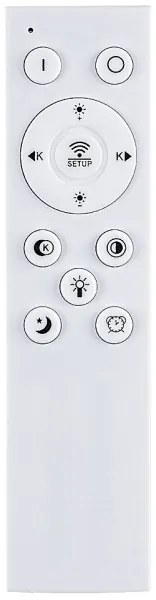 Rabalux 71044 - dimmelhető LED mennyezeti lámpa LEOLA LED/81W/230V + távirányító