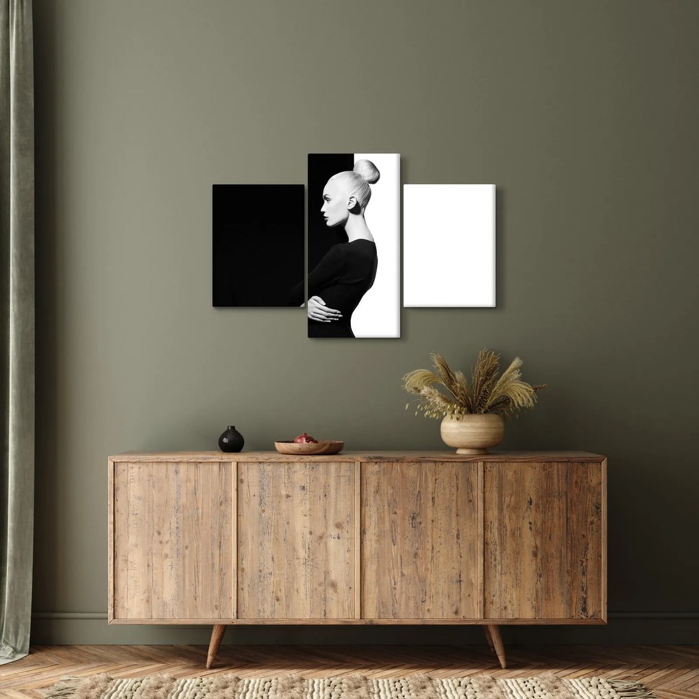 Kép - Nő à la yin and yang (90x60 cm)