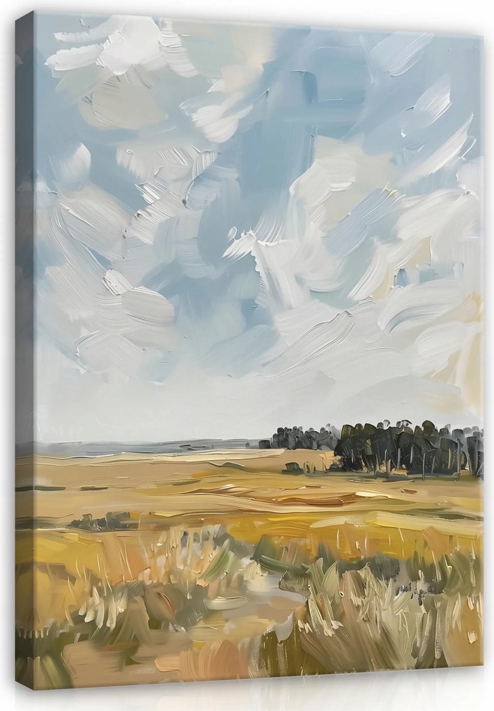 Vászonkép Természet Tájkép Vászonra Festett Nappali Hálószoba 100x70