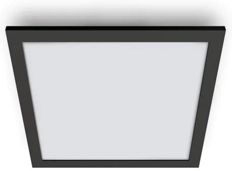 WiZ - LED Dimmelhető mennyezeti lámpa SUPERSLIM LED/36W/230V fekete Wi-Fi