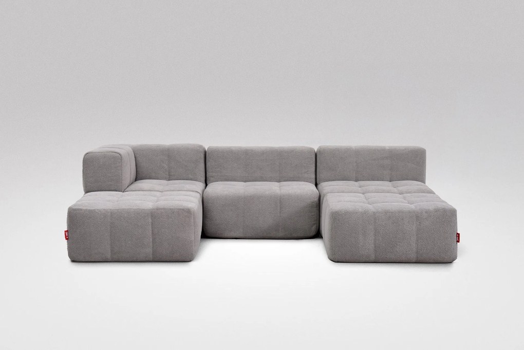 5 Teiliges Modulares Sofa – Grau