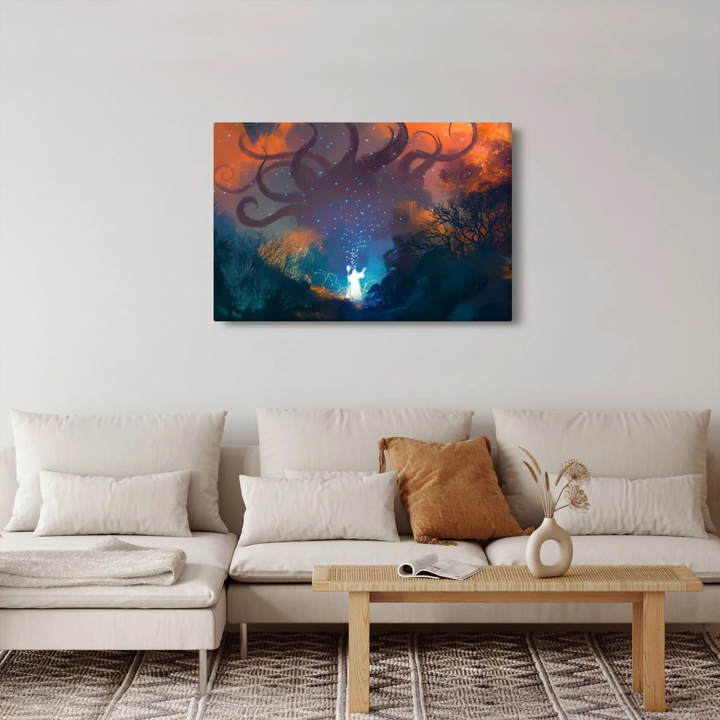 Kép - mágikus varázsló (90x60 cm)