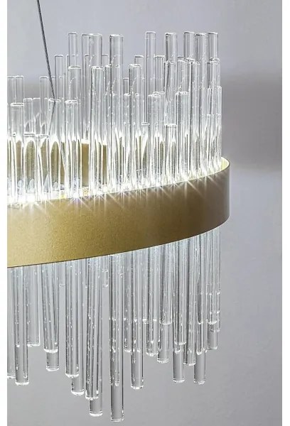 Rabalux 72227 - LED Csillár zsinóron MABEL LED/36W/230V 3000/4000/6000K arany