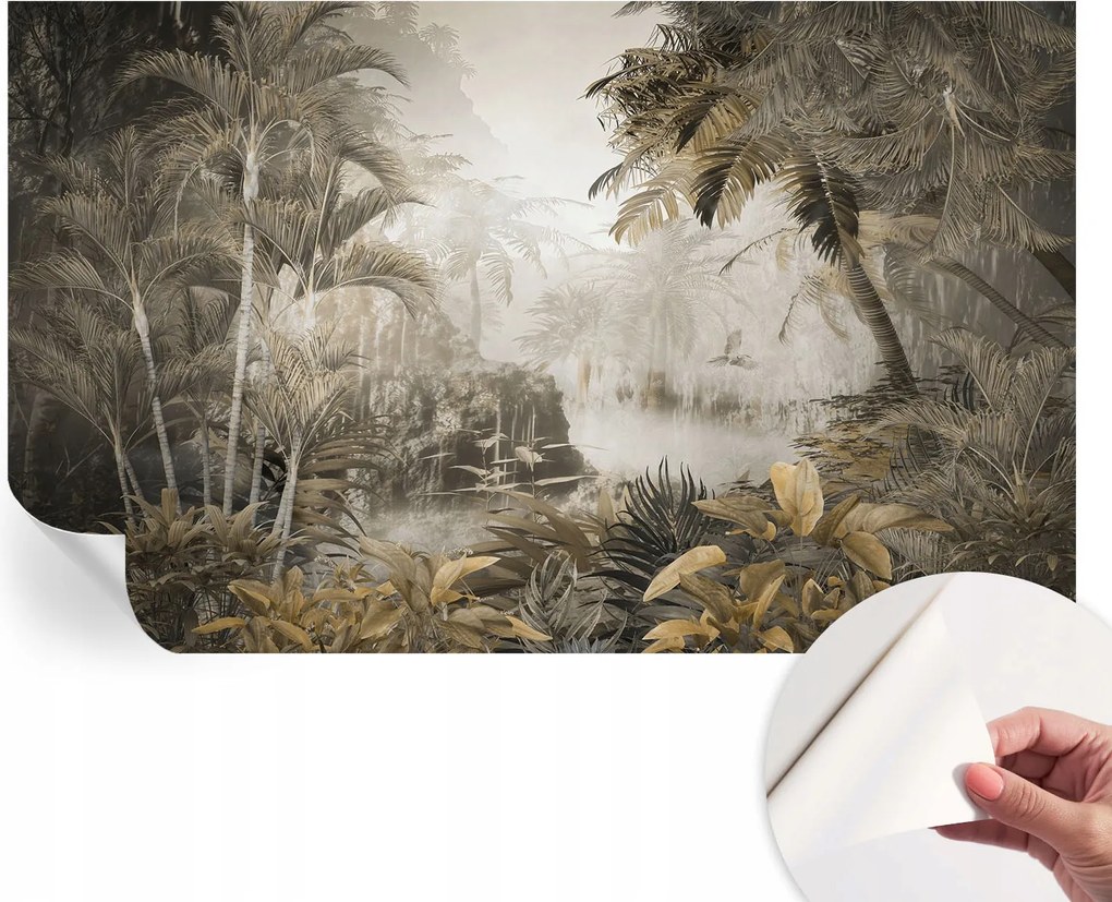 Öntapadós Dekoratív Fotótapéta Hálószobába Trópusi erdő 416x254 cm