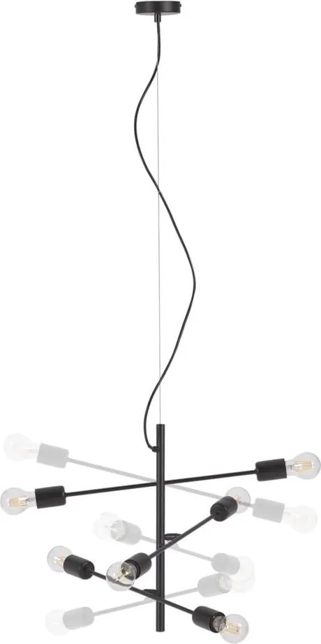 Fekete függőlámpa ø 55 cm Spica – Kave Home
