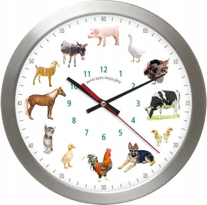 Látványos Óra Állathangokkal AS028