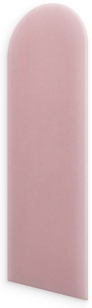 Bársony kárpitozott panel - Íves - 20x60cm Szín: Grafit