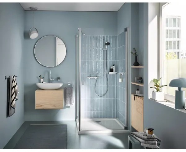 GROHE 34855003 - PRECISION TREND termosztátos zuhanycsaptelep, 150 mm, króm