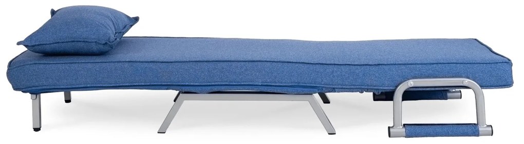 Fotel Rozkładany BART Niebieski