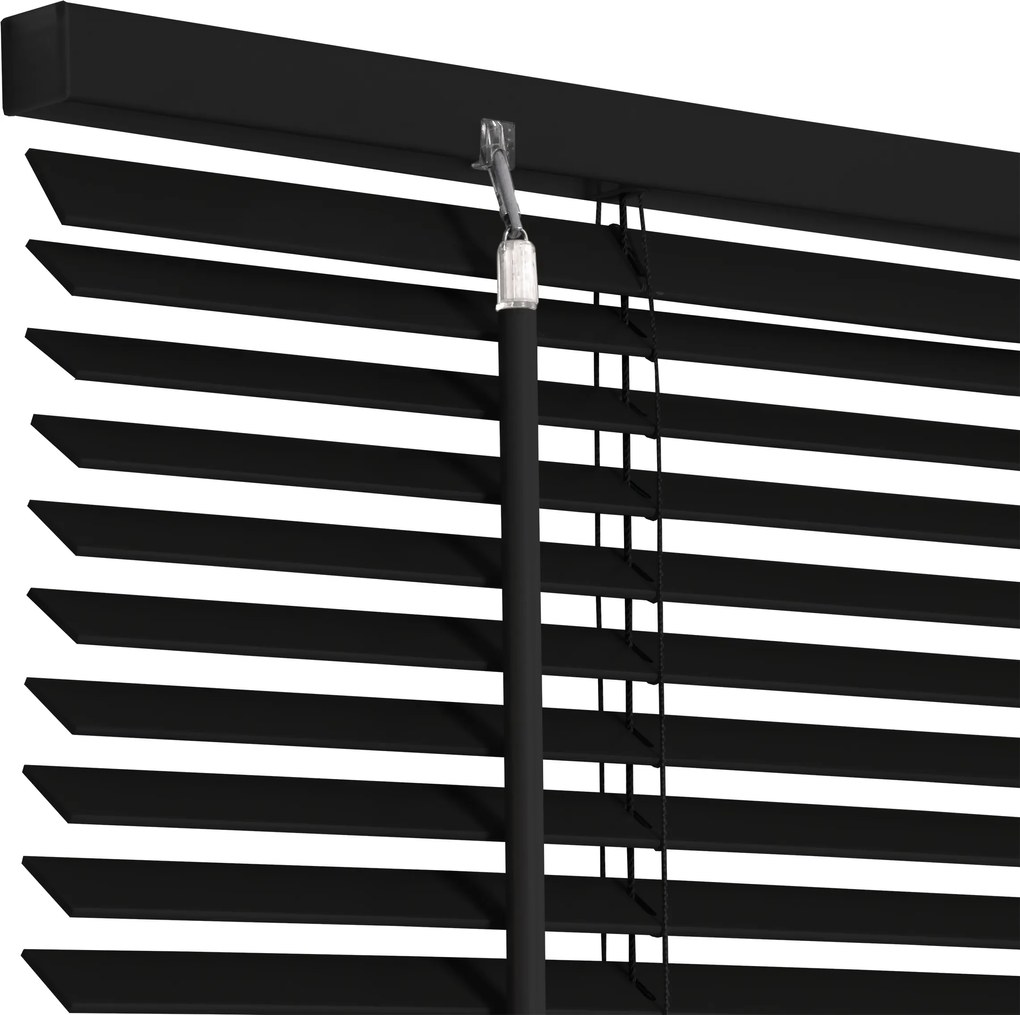 Redőny redőny Fa 25 mm Fekete 120x140 cm