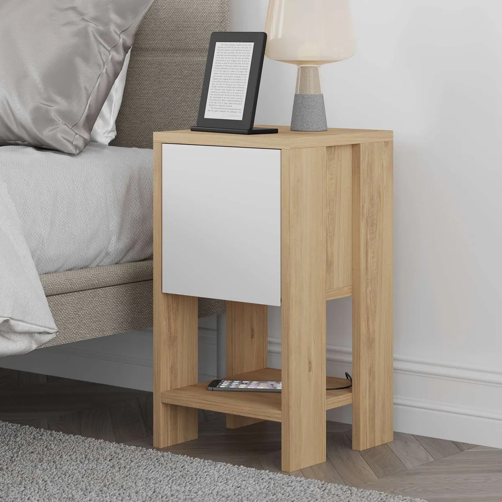 Éjjeliszekrény Ema Sapphire Oak
