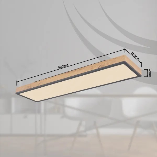 Globo 416080WD4-CCT - LED Dimmelhető mennyezeti lámpa DORO LED/24W/230V + távirányító