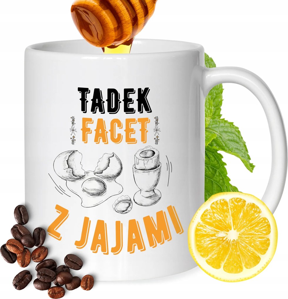 Bögre Tádé Férj Barátjának Nyomtatott Ajándék Fehér 330ml