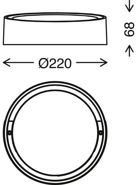 Briloner 3019-016 - LED Kültéri fali lámpa GENUA LED/18W/230V IP44 fehér
