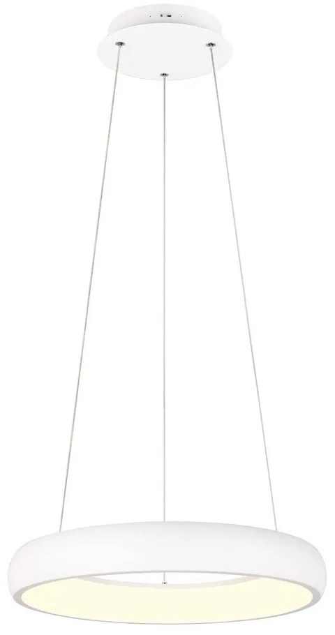 Fehér LED dimmelhető függőlámpa fém búrával ø 46 cm Cardona – Trio
