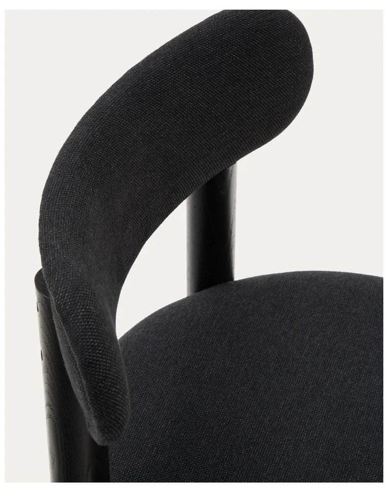 Fekete tölgyfa étkezőszék szett 2 db-os Nebai – Kave Home