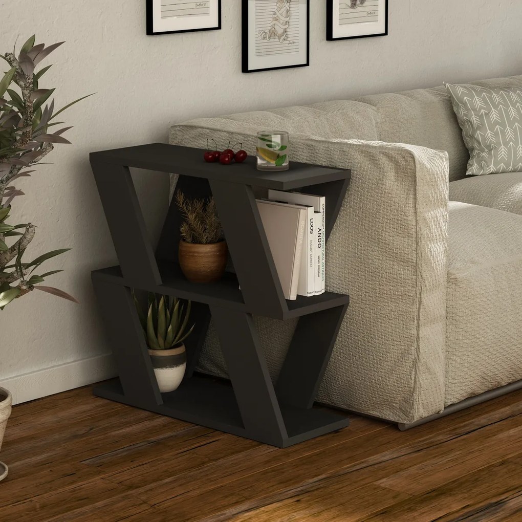 Lazena Anthracite kisasztal