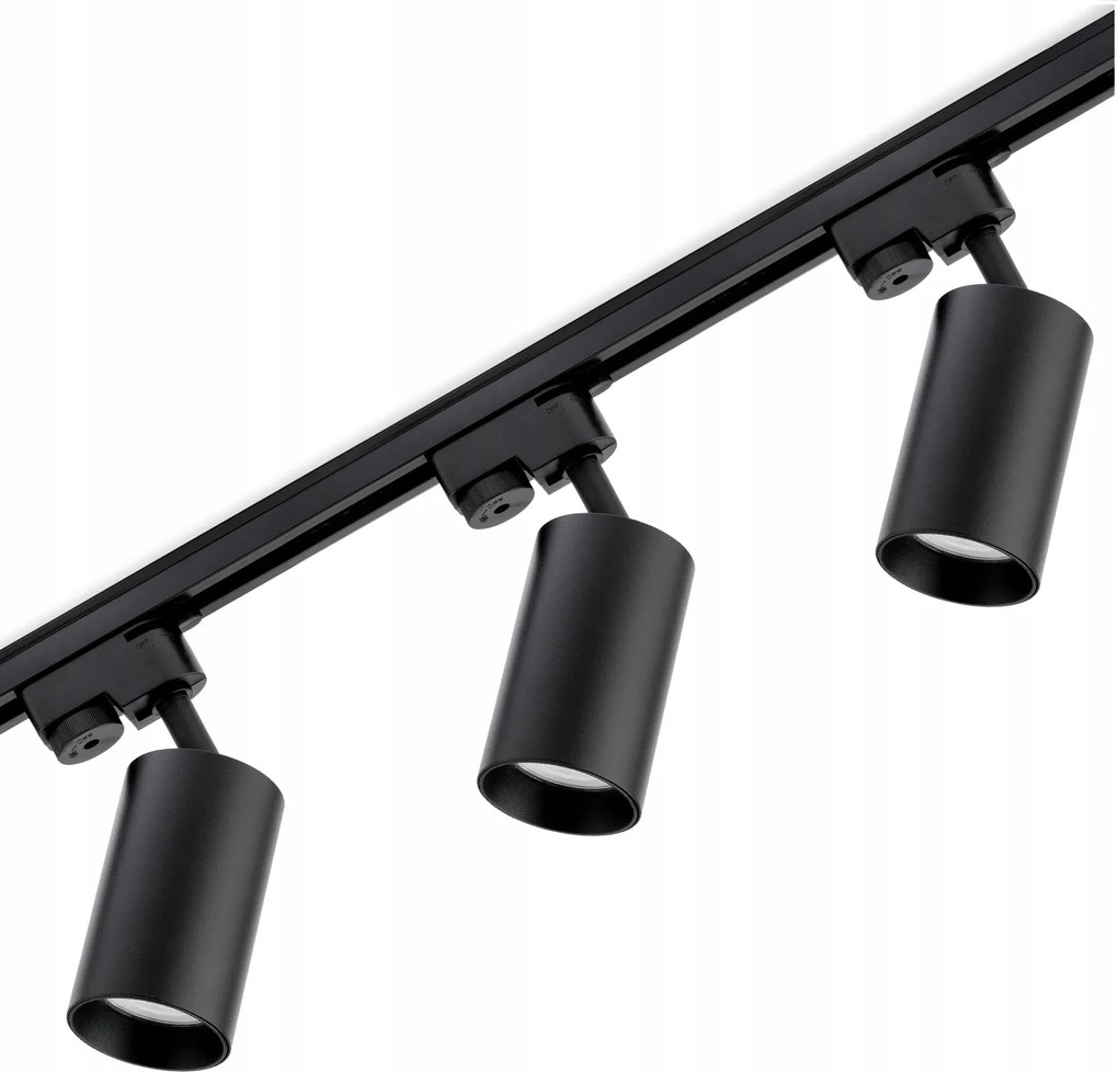 Sínkábel szett Sín 1m 3x Mennyezeti lámpa Reflektor GU10