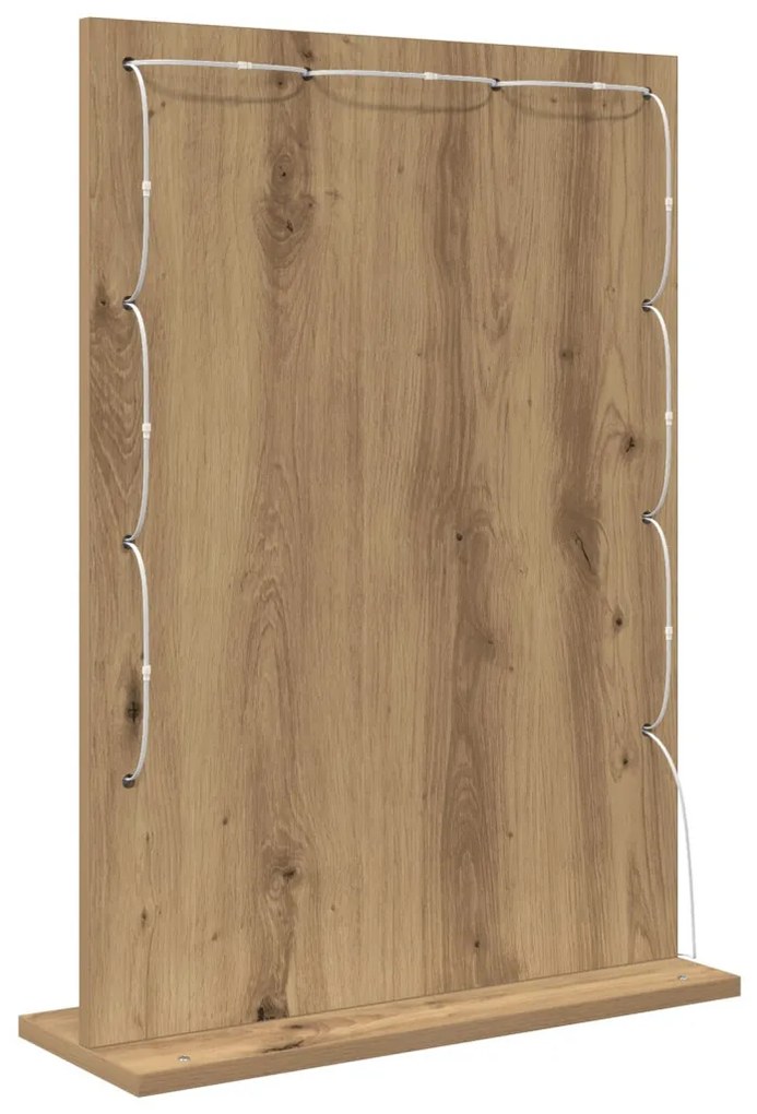 Pipere Tükör Kézműves tölgy Fa 70 x 50 x 18 cm Pipere Tükör
