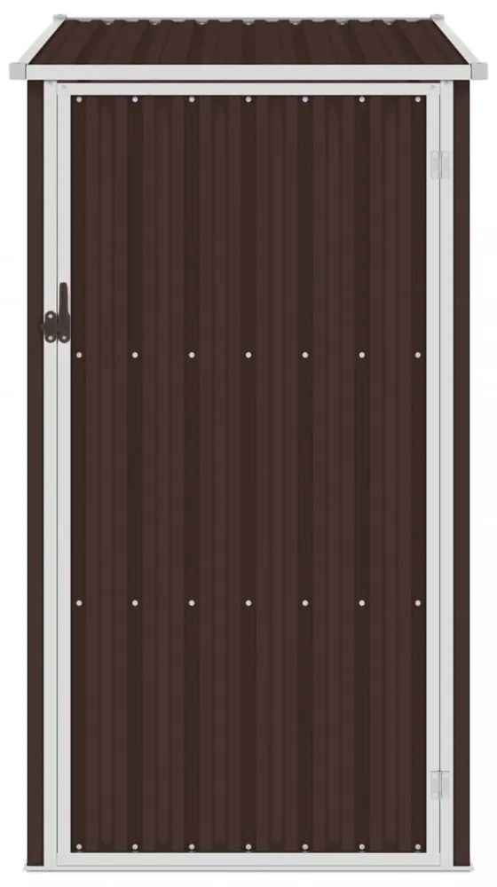barna horganyzott acél kerti fészer 87 x 98 x 159 cm