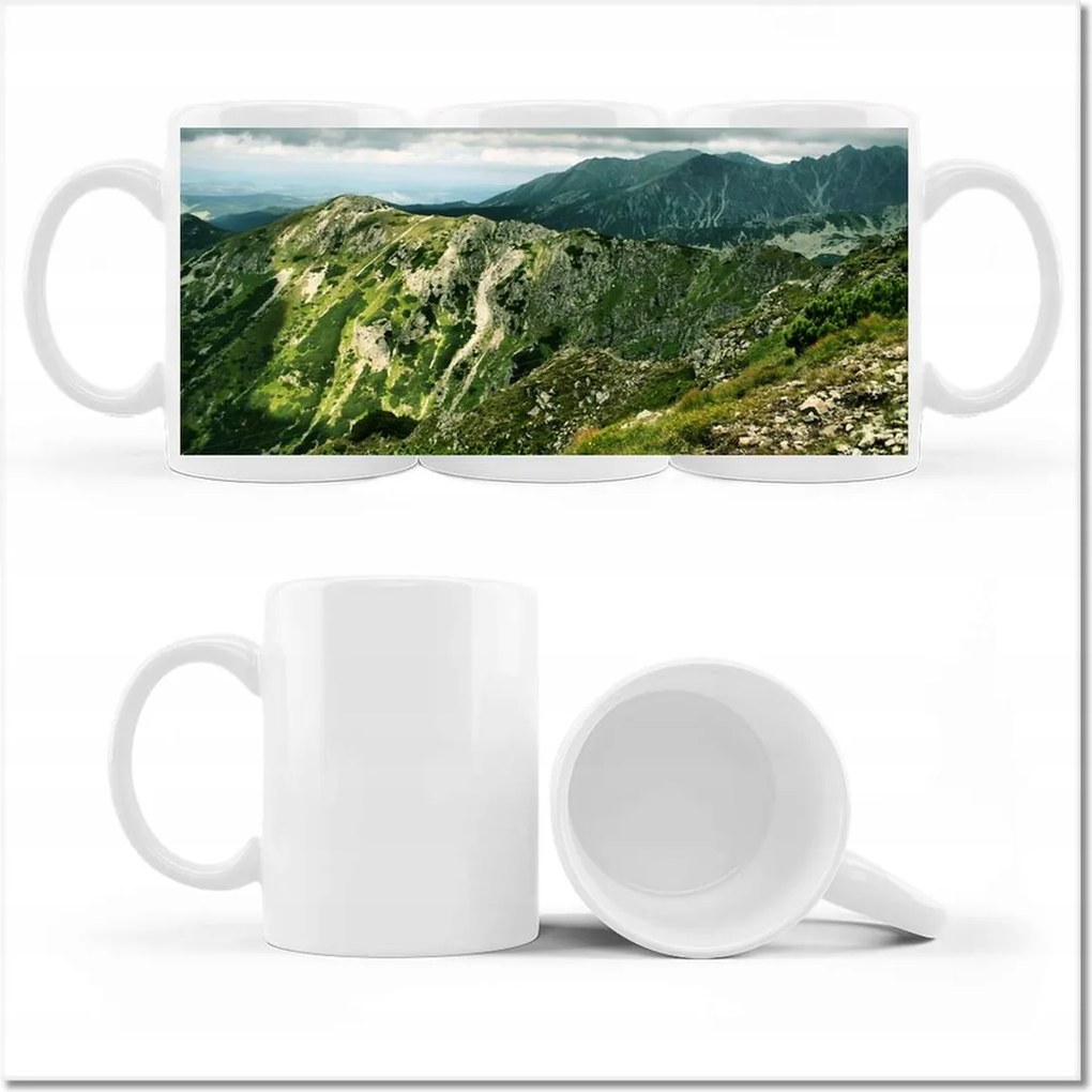 Fotó bögre Tátra Lengyel hegyek Kilátás