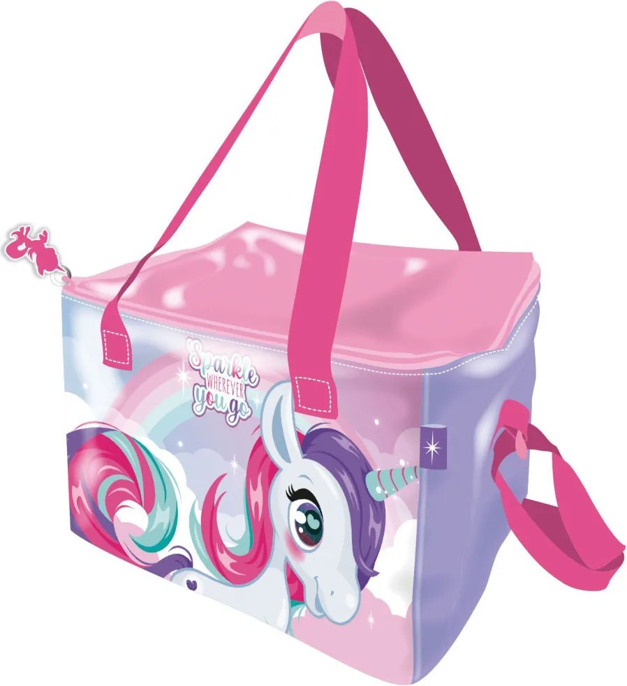 Unikornis Sparkle thermo uzsonnás táska, hűtőtáska 22,5 cm