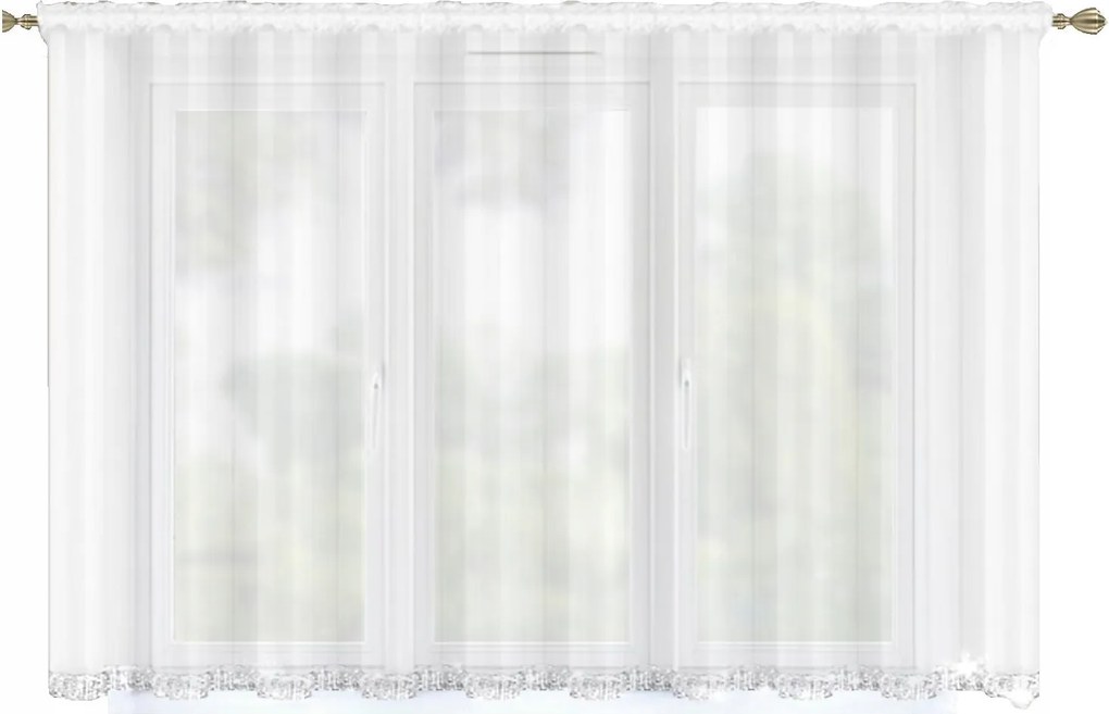 Függöny Kész Catania Strassz 400x150 Fátyol Függöny