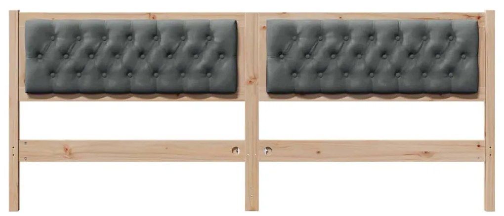 Fejtámla Egyéb barna és sötétszürke 200 cm Tömör fenyőfa