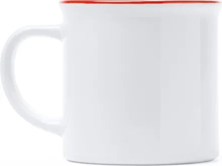 Kerámia Bögre Füllel Nagy 300ml Kávé Tea Stamina Piros 4002