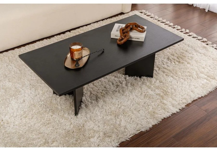 Dohányzóasztal Sabin - Wood Black