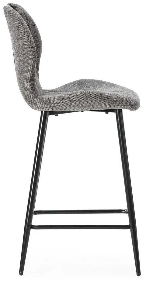 Szürke bárszék szett 2 db-os (ülésmagasság 65 cm) Muli – Marckeric