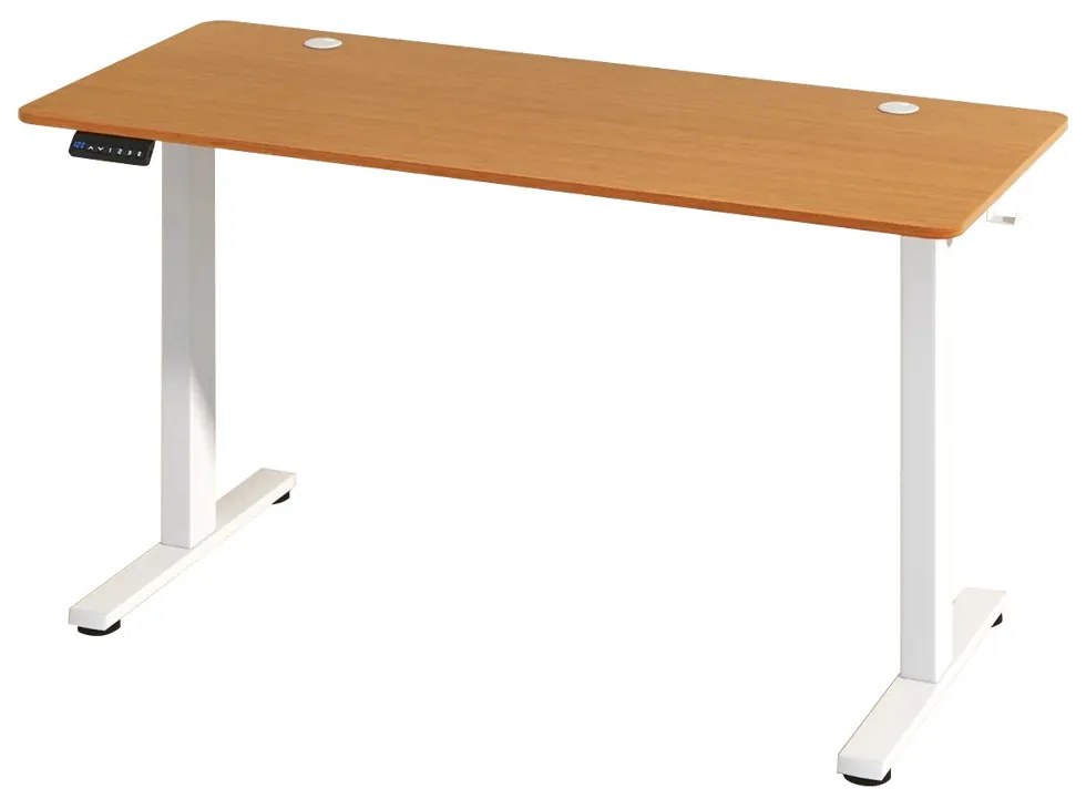 Elektromos, állítható magasságú íróasztal, 140x60 cm