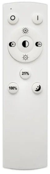 Top Light - LED Dimmelhető csillár zsinóron LED/30W/230V fehér + távirányító