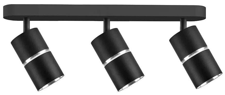 Spotlámpa BAMBOO 3xGU10/10W/230V fekete