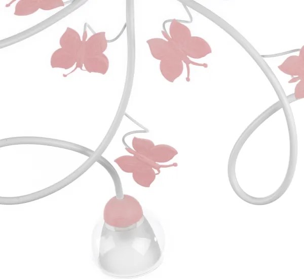 ONLI - Gyerek csillár BUTTERFLY 5xE14/6W/230V