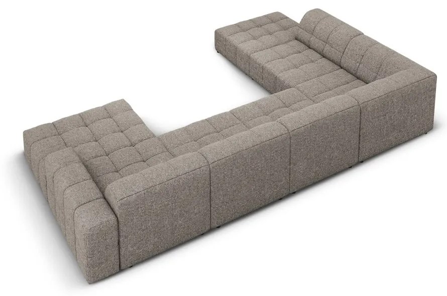 Sötétszürke sarokkanapé (bal oldali-U alakú) Chicago – Cosmopolitan Design