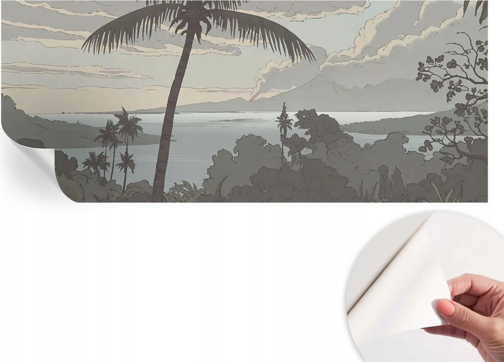 Öntapadós Dekoratív Fotótapéta Hálószobába Egzotikus tájkép 250x104