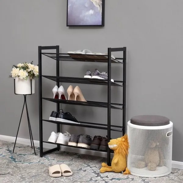 Cipőszekrény ALVORO fekete