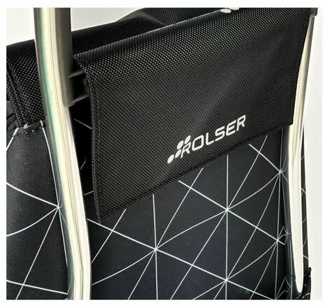 Rolser Bevásárlótáska kerekeken I-Max Star 2 ,fekete-narancs