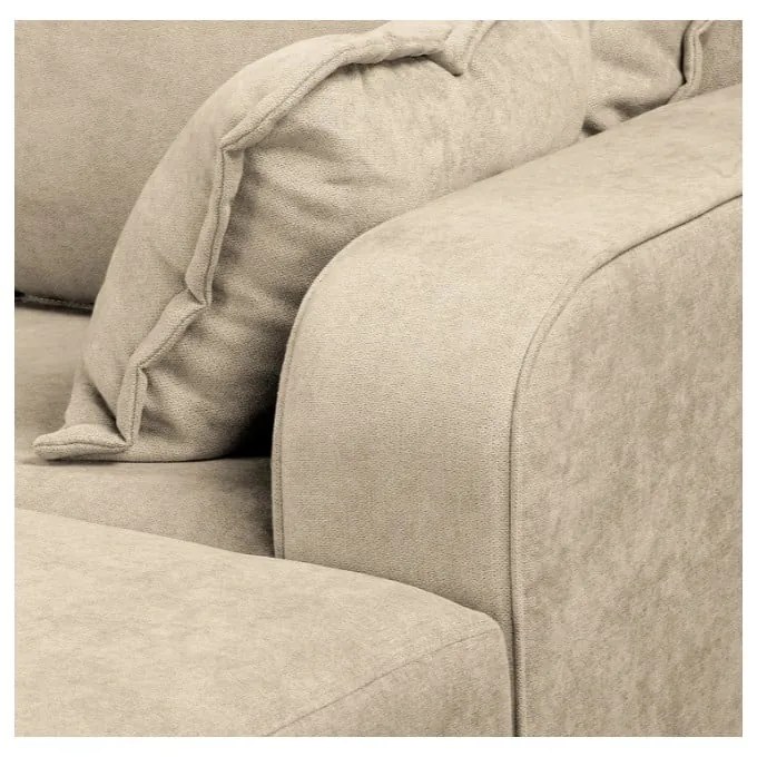 Bézs sarokkanapé (jobb oldali) Beata – Ropez