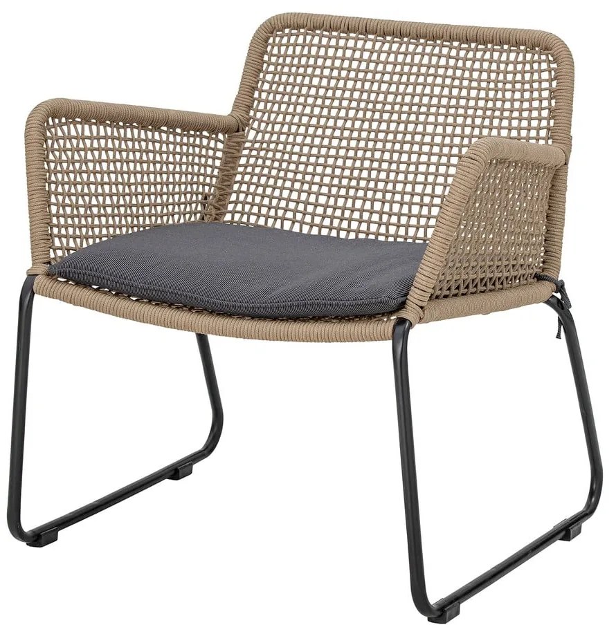 Szürke-bézs kerti fotel Mundo – Bloomingville