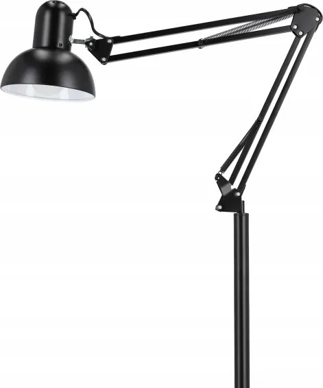 Állólámpa 1x E27/40W/230V fekete