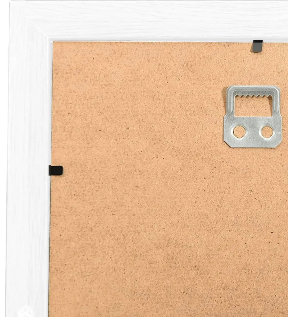 fehér MDF fényképkeretszett 10 db 13 x 18 cm-es képhez