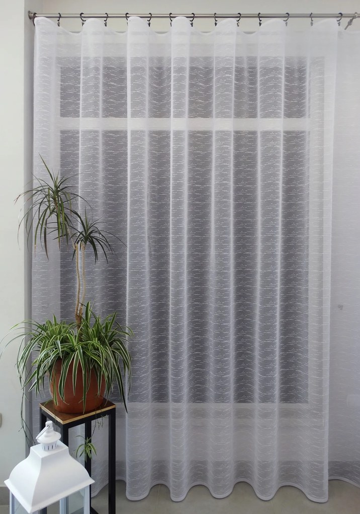 Mg Függöny 35187 Fehér 200x250cm kész, M szalaggal