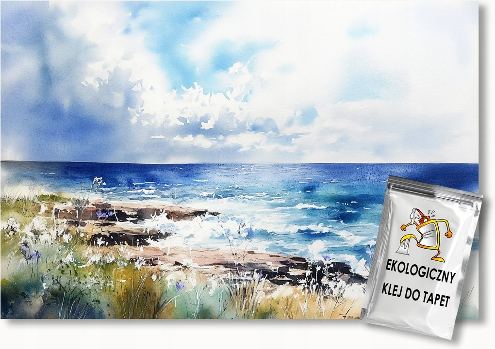 Fotótapéta Flizelina Tájkép Kilátás Tenger Tengerpart Hullámok 300x210 ragasztó