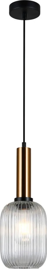 ITALUX PND-5588-1M-BRO-CL ANTIOLA Modern Függesztett Lámpa E27 IP20