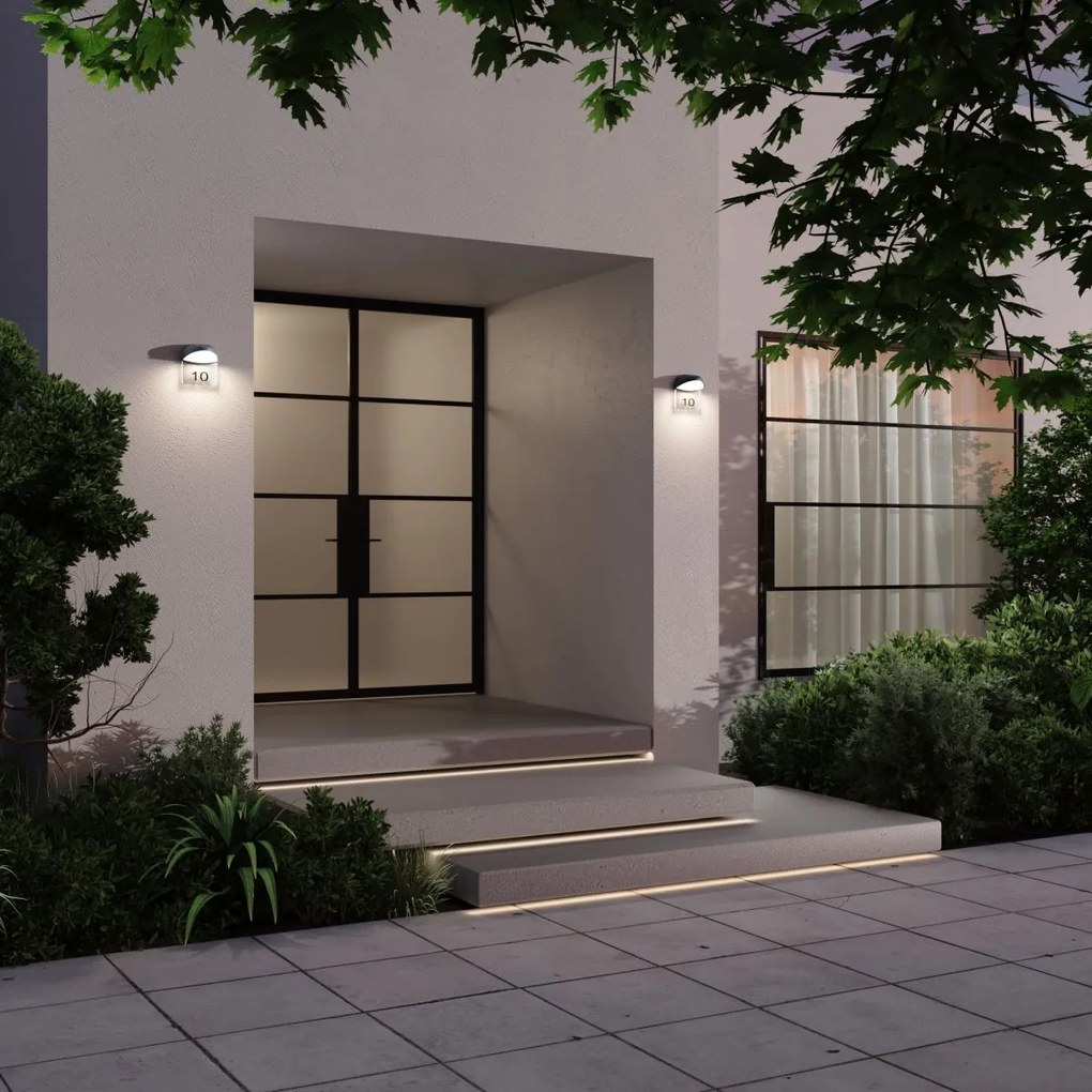 Maytoni modern kültéri fali lámpa gloss grafit myo447wl-l7gf3k IP65
