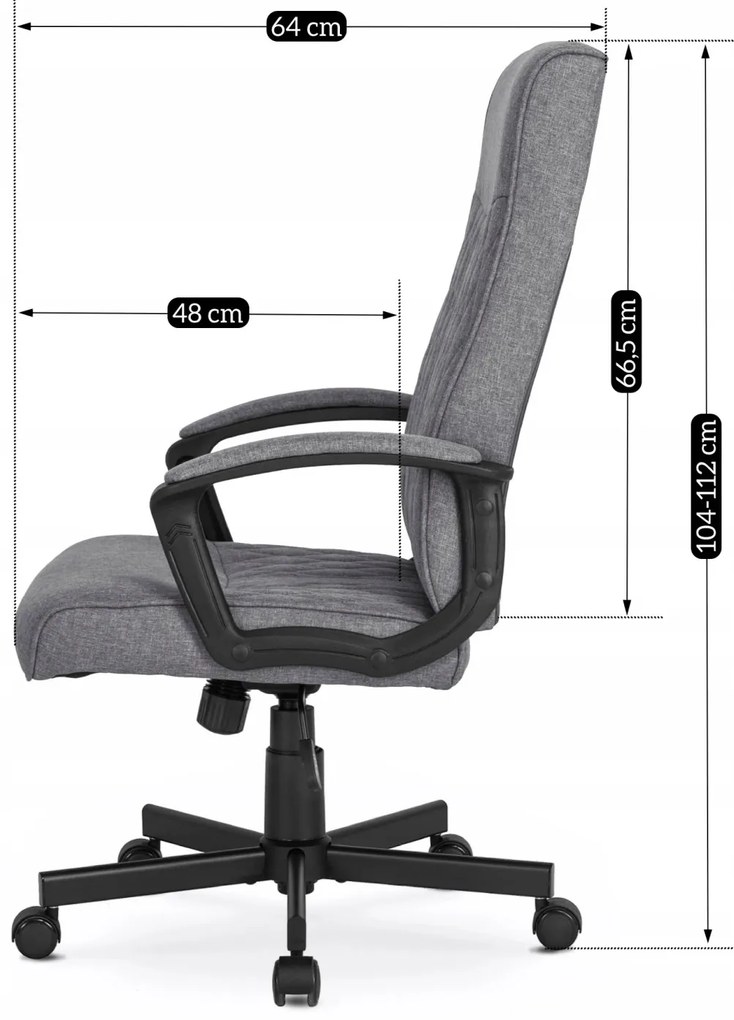 Szürke Irodai Forgószék SERGIO